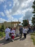 Uroczystość Bożego Ciała na ulicach Gniewina 
