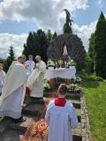 Uroczystość Bożego Ciała na ulicach Gniewina 