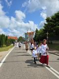 Uroczystość Bożego Ciała na ulicach Gniewina 